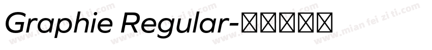 Graphie Regular字体转换